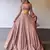 mauve embroidered georgette lehenga choli set