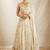 CREAM EMBROIDERY GEORGETTE BEAUTIFULL LEHENGA CHOLI WITH DUPATTA