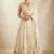 cream embroidery georgette designer lehenga choli