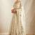 CREAM EMBROIDERY GEORGETTE BEAUTIFULL LEHENGA CHOLI WITH DUPATTA