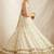 CREAM EMBROIDERY GEORGETTE BEAUTIFULL LEHENGA CHOLI WITH DUPATTA