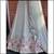 Mint White Floral Embroidered Lehenga with dupatta