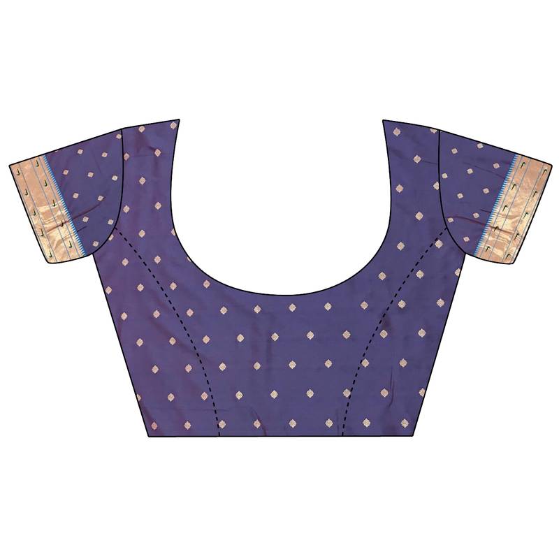 ruby red lichi silk blend ikkat floral motifs zari woven paithani saree