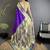 purple lichi silk blend ikkat floral motifs zari woven paithani saree