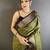 mehandi green lichi silk blend peacock ethnic motifs zari woven paithani saree