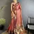 onion pink lichi silk blend peacock ethnic motifs zari woven paithani saree