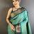 sea green lichi silk blend peacock ethnic motifs zari woven paithani saree