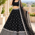 black sequins georgette lehenga with satin blouse & dupatta