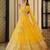 YELLOW EMBROIDERY NET STYLE LEHENGA CHOLI WITH DUPATTA