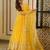 YELLOW EMBROIDERY NET STYLE LEHENGA CHOLI WITH DUPATTA