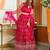 PINK EMBROIDERY NET STYLE LEHENGA CHOLI WITH DUPATTA