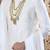 Ivory embroidered rawsilk sherwani