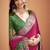 Pink patola silk party wear saree