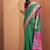 Green patola silk party wear saree