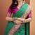 Green patola silk party wear saree
