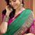 Green patola silk party wear saree