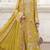 yellow silk embroidered sequin - salwar suit