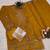 yellow silk embroidered sequin - salwar suit