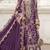 purple silk embroidered sequin - salwar suit