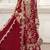 red silk embroidered sequin - salwar suit