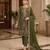 mehendi silk embroidered sequin - salwar suit