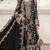 black silk suit with embroidery & sequin work