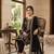black silk embroidered sequin - salwar suit