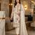 white silk embroidered sequin - salwar suit