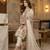 white silk embroidered sequin - salwar suit