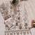 white silk embroidered sequin - salwar suit