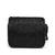 Anekaant beaded muse black cotton statement bow embellished clutch