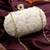 Anekaant glided gleam ivory net floral embellished clutch