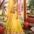 YELLOW EMBROIDERY GEORGETTE FANCY LEHENGA CHOLI WITH DUPATTA