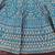 BLUE CORDING EMBROIDERY MALAI SILK BEAUTIFUL LEHENGA CHOLI WITH DUPATTA