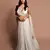white embroidered georgette lehenga choli with dupatta