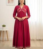 Beautiful pink gorgeous mul cotton real mirror work suit set