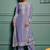 lavender dola silk embroidery work party wear suit