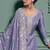 lavender dola silk embroidery work party wear suit