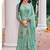 sea green georgette embroidery sharara suit
