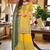 yellow georgette sharara set with embroidered work