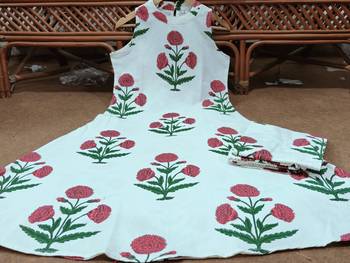 White Floral Print Cotton Flex Co-Ord Set 4