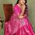 Rani Pink Handloom Zari Woven Satin Silk Sarees 