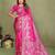 Rani Pink Handloom Zari Woven Satin Silk Sarees 