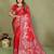 Red Color Handloom Zari Woven Satin Silk Sarees 