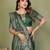 Dark Green Color Handloom Zari Woven Satin Silk Sarees 