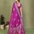 plum Color Handloom Zari Woven Satin Silk Sarees 