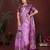 Purple Color Handloom Zari Woven Satin Silk Sarees 