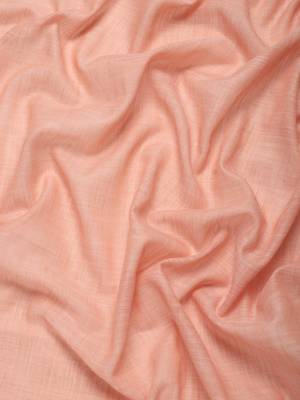 Elegant peach woven linen saree with contrast zari border & tassels  soft & breathable party wear 4