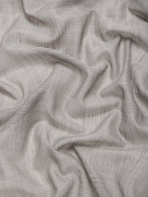 Elegant grey woven linen saree with contrast zari border & tassels  soft & breathable party wear 4