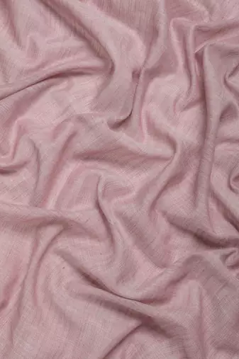 Elegant mauve woven linen saree with contrast zari border & tassels  soft & breathable party wear